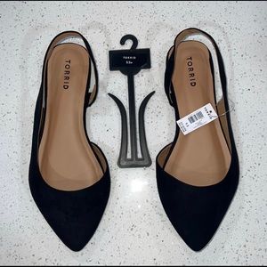NWT Flat Slingback Shoes